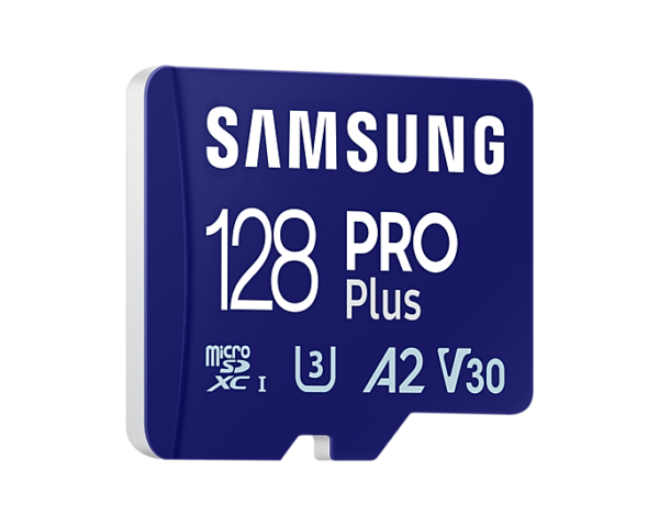 Samsung MicroSDXC 128GB PRO Plus (čtení/zápis: 180/130 MB/s) + SD adaptér - Image 2