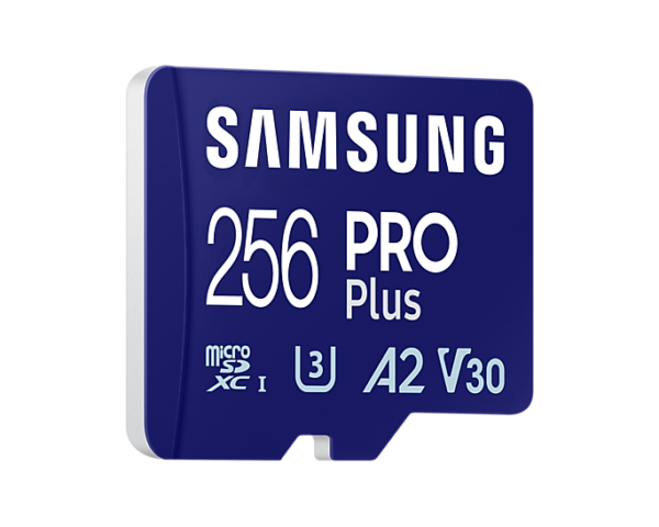 Samsung MicroSDXC 256GB PRO Plus (čtení/zápis: 180/130 MB/s) + SD adaptér - Image 2