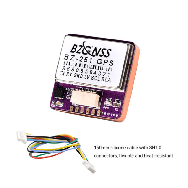 GPS modul SpeedyBee BZGNSS BZ-251 25x25mm s kompasem - Image 3
