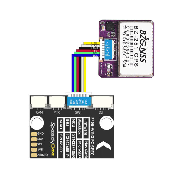 GPS modul SpeedyBee BZGNSS BZ-251 25x25mm s kompasem - Image 4