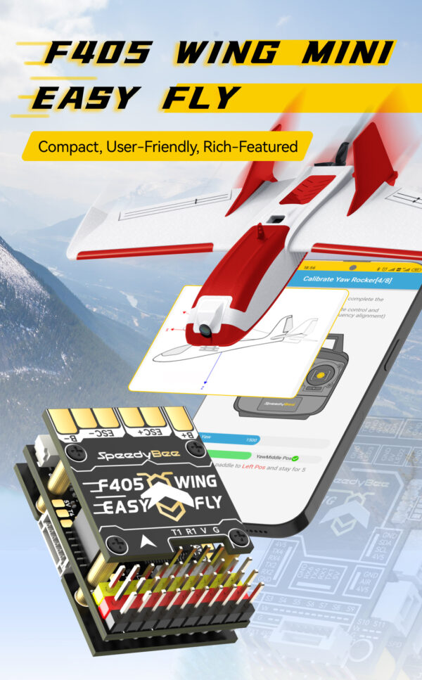 SpeedyBee F405 WING MINI Fixed Wing Flight Controller - Image 8