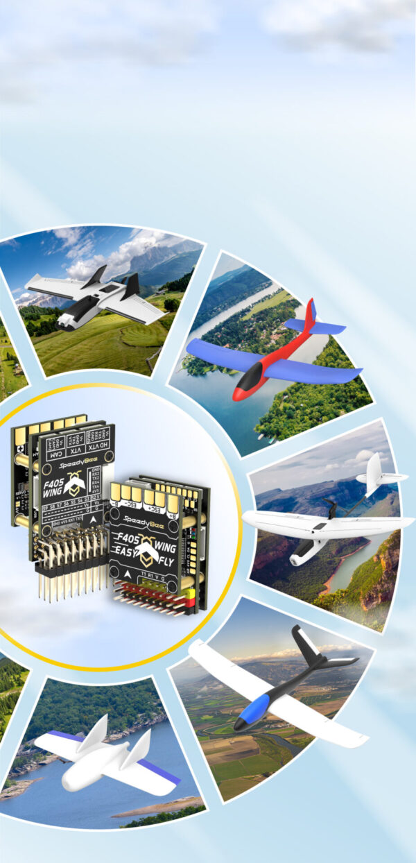 SpeedyBee F405 WING MINI Fixed Wing Flight Controller - Image 21