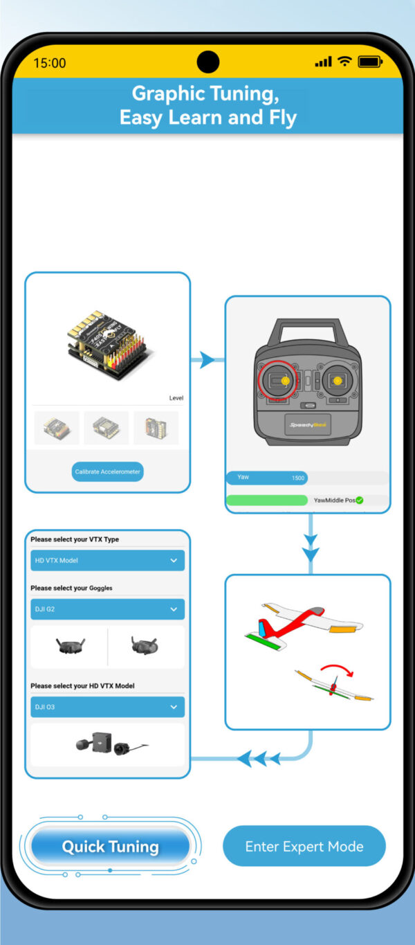 SpeedyBee F405 WING MINI Fixed Wing Flight Controller - Image 20