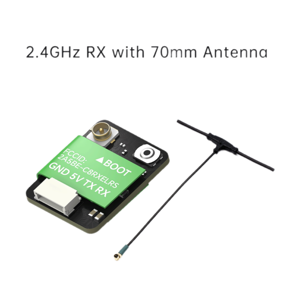 iFlight ExpressLRS ELRS Nano Receiver 2.4GHz RX + 70mm Mini Anténa