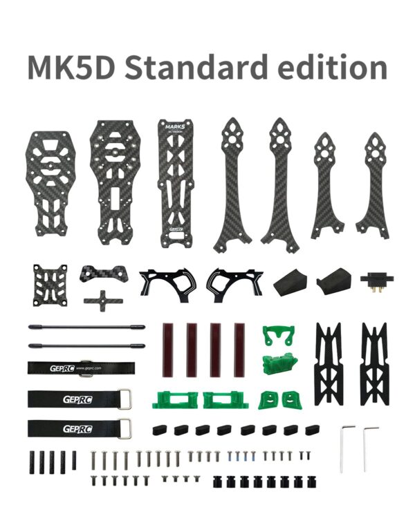 GEPRC MARK5 GEP-MK5D O3 DeadCat Standard Frame Orange/Green - Image 11