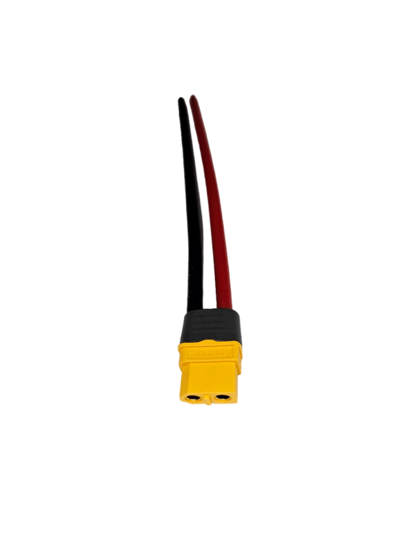 Konektor Amass XT60H samice s 15cm silikonovým kabelem 12AWG (2,05mm)