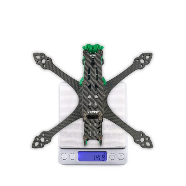 GEPRC MARK5 GEP-MK5X O3 Squashed X Standard Frame Orange/Green - Image 8