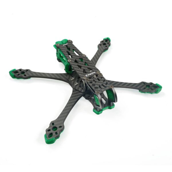 GEPRC MARK5 GEP-MK5X O3 Squashed X Standard Frame Orange/Green - Image 3
