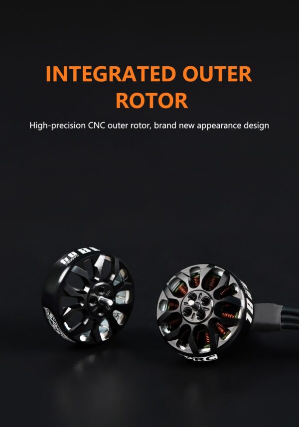 GEPRC SPEEDX2 1804 2450KV 6S Black Motor - Image 10