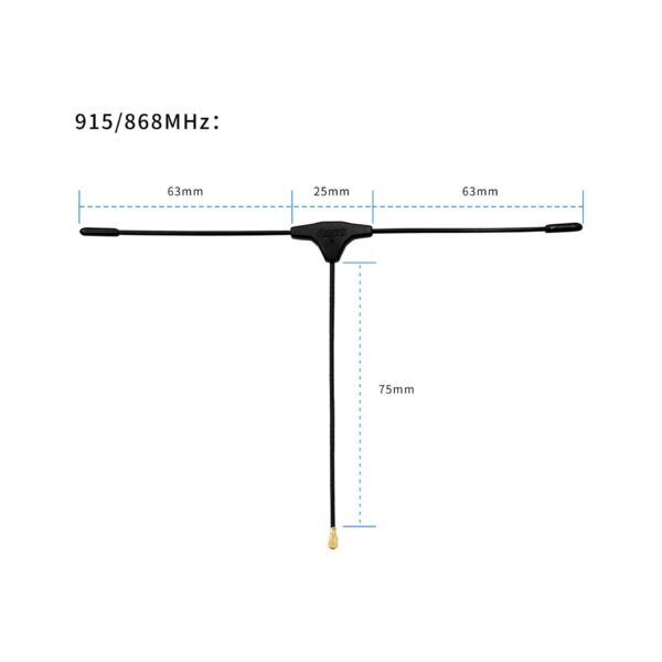 Anténa pro ELRS 915/868MHz receiver s u.FL konektorem - Image 2
