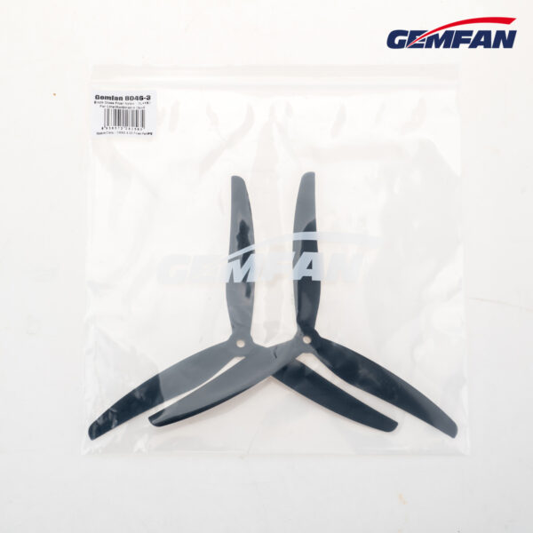 Gemfan 8" 8046 Cinelifter Glass Fiber Nylon 3 Blade 1xCW + 1xCCW - Image 2