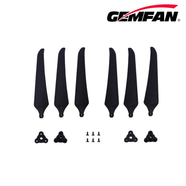 Gemfan 10" F1051 Folding 3 Blade Glass Fiber Nylon 1xCW + 1xCCW - Image 4