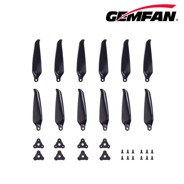 Gemfan 7" F7036 Folding 3 Blade Glass Fiber Nylon 2xCW + 2xCCW - Image 3