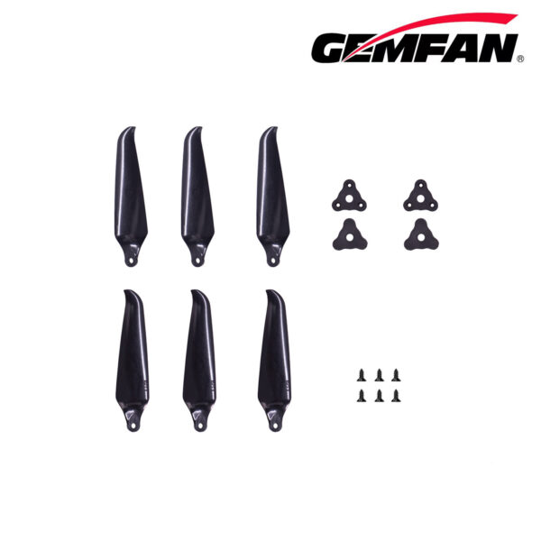 Gemfan 8" F8041 Folding 3 Blade Glass Fiber Nylon 1xCW + 1xCCW - Image 4