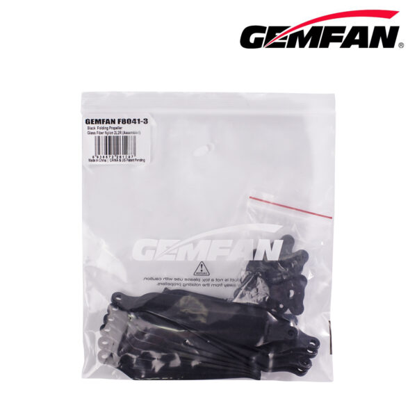 Gemfan 8" F8041 Folding 3 Blade Glass Fiber Nylon 1xCW + 1xCCW - Image 6