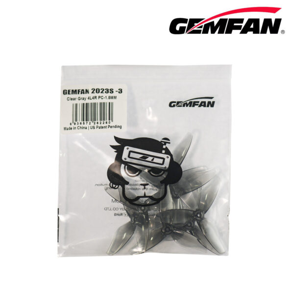 Gemfan 2" 2023S Hurricane PC 3 Blade 1.5mm - Image 7